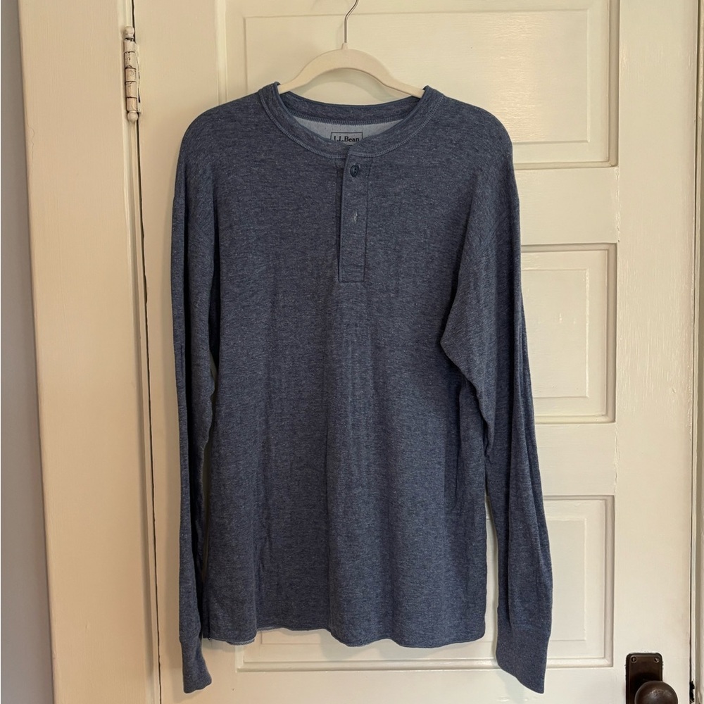 L.L. Bean River Driver Long Sleeve Henley
